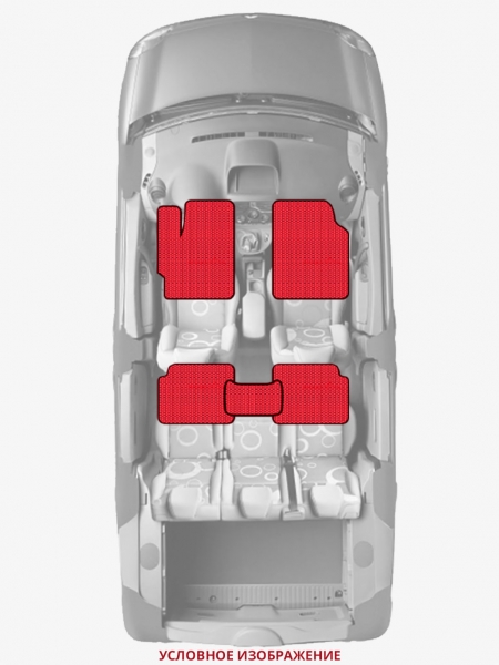 ЭВА коврики «Queen Lux» стандарт для Nissan S-Cargo
